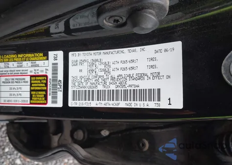 2019 Toyota Tacoma Trd Sport z USA, uszkodzony, nr VIN 5TFCZ5AN8KX202685